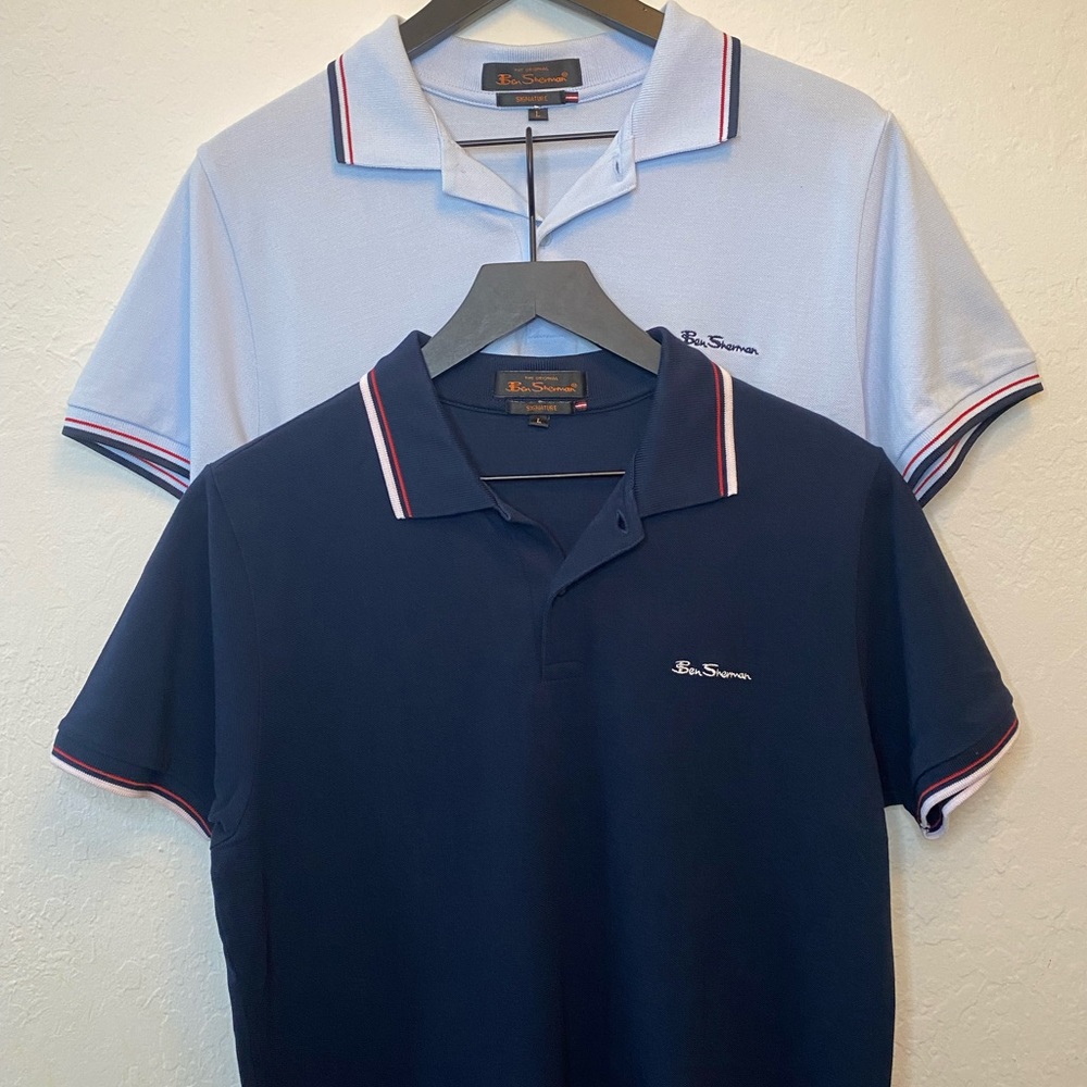 Ben Sherman Signature Set of 2 Men’s Polo Shirts